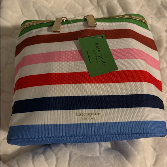 Kate Spade Colorful Striped Lunch Tote - Picture 3 of 6